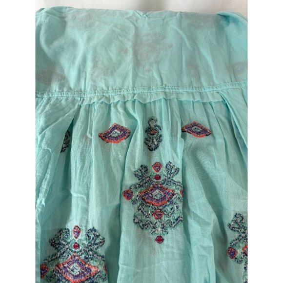 Sundance "Sunny Spirit" Embroidered Cotton Maxi Boho Dress, Women's Sz Large - Picture 4 of 6